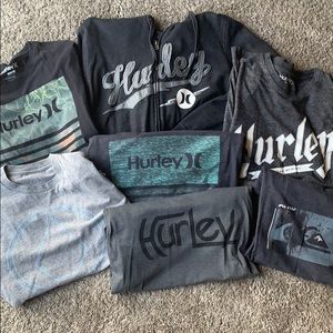 Men’s lot of surf brand shirts (L)